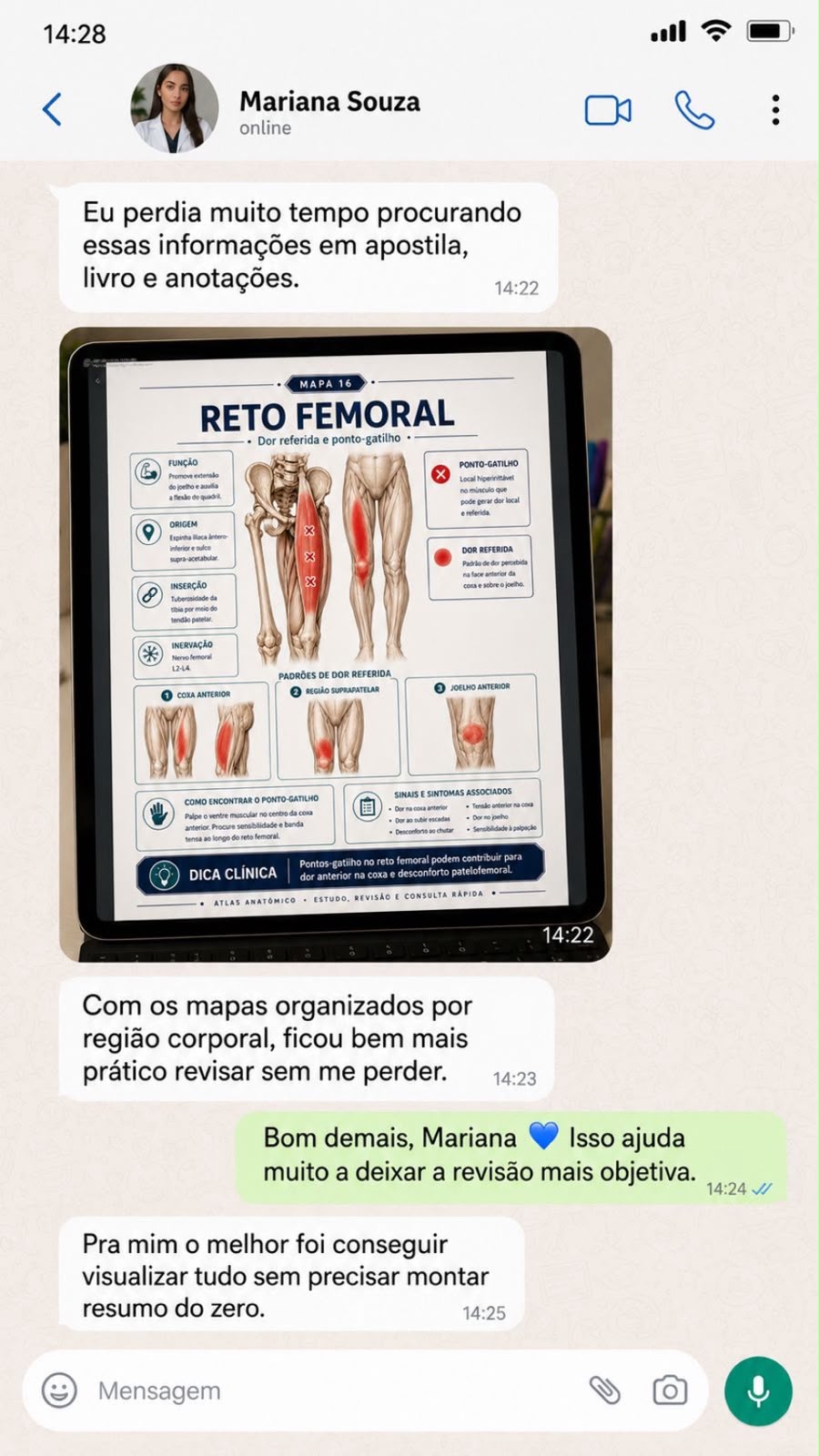 Depoimento sobre o Dor Referida Sem Confusão